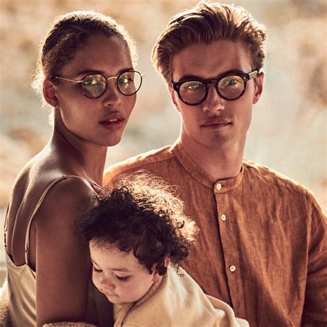 Lucky Blue Smith Wife Daughter Oliver Peoples Campaign