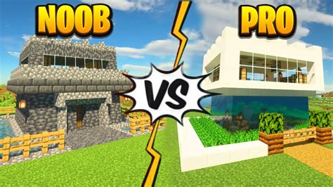 Minecraft Build Survival Castle House Noob Vs Pro Youtube