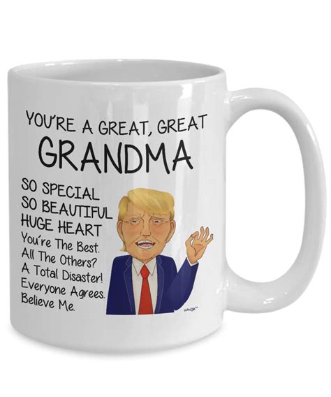 Trump Grandma Mug Funny Grandma Mug For Grandma T For Etsy