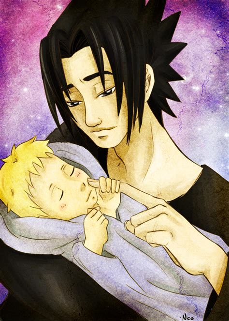 Sasuke With Baby C By Neo N On Deviantart
