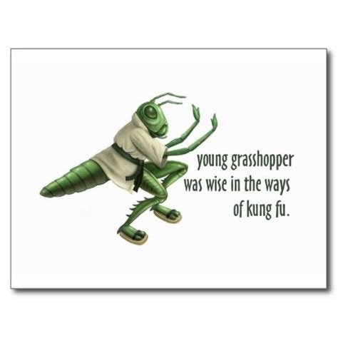 Kung Fu Grasshopper Quote Grasshopper