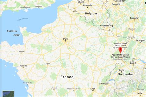 Colmar France Tourist Map