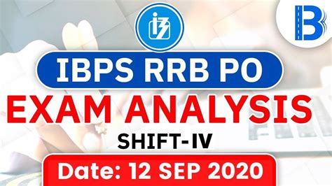 Ibps Rrb Po Prelims Sept Th Shift Exam Analysis Asked Questions Youtube