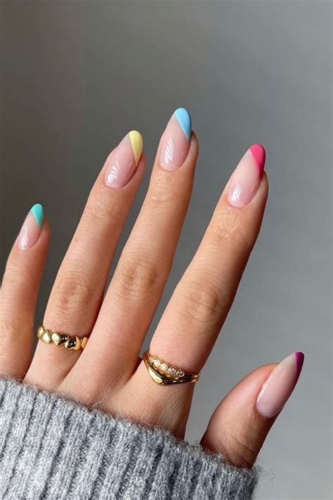Cool Rainbow Nails For Summer Nails Colors