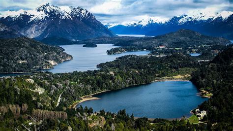 Nature Lake Nahuel Huapi Patagonia Landscape Walldevil