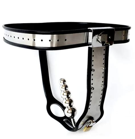 Stainless Steel T Back Chastity Belt Lock Device Bondage Female Underwear Plug 8200 Picclick