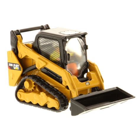 Cat 259d Skid Steer With 3 Removable Attachments Accurate Diecast