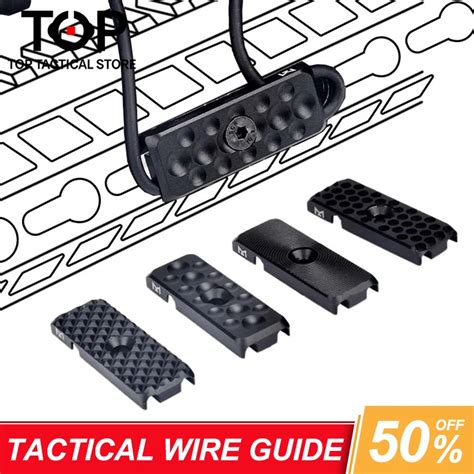 WADSN Metal CNC Tactical Wire Guide System For M Lok Keymod Mlok Rail