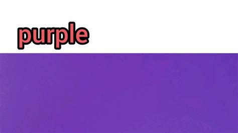 How To Pronounce Purple In American English Youtube
