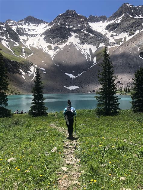 Words Cant Describe How Beautiful Blue Lake Trail Colorado Is Rhiking