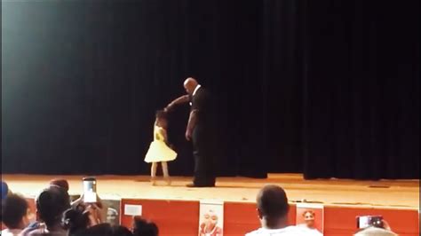Father Dances With Daughter At Recital Youtube