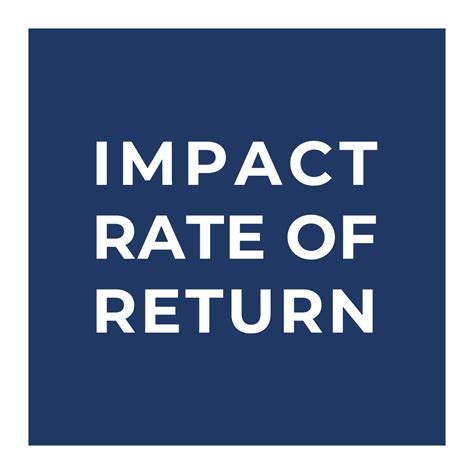 Global Impact Llc — Impact Rate Of Return®
