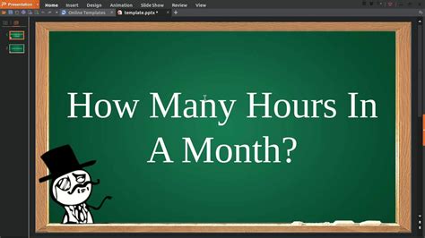 How Many Hours In A Month Youtube