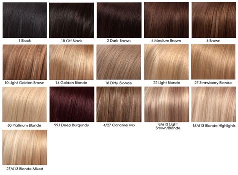Blonde Hair Color Chart Hair Color Chart Hair Dye Color Chart