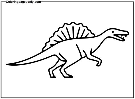 Spinosaurus Printable Coloring Page Free Printable Coloring Pages