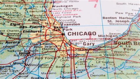Chicago Area Map Suburbs