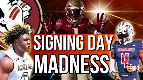 Early Signing Day Fsu Football Recruiting Update Youtube