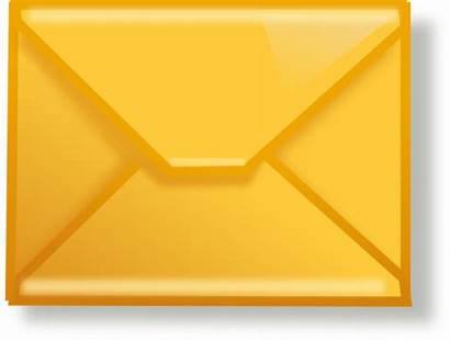 Clipart Mail Yellow Clip Carta Animados Pixabay