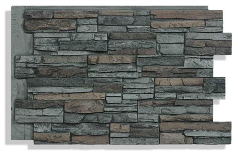 Fake stone has been in the home improvement advertise for years. 24"x36" Faux Stone Wall Paneling: Antico Stacked Stone ...