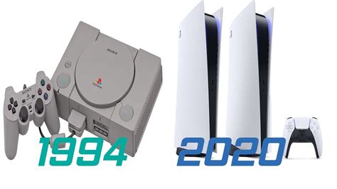 Evolution Of Playstation Consoles 1994 2020 Youtube
