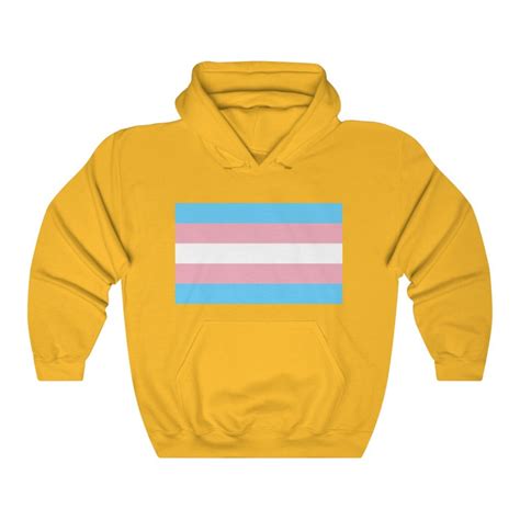 Trans Pride Flag Unisex Heavy Blend Hooded Sweatshirt Etsy