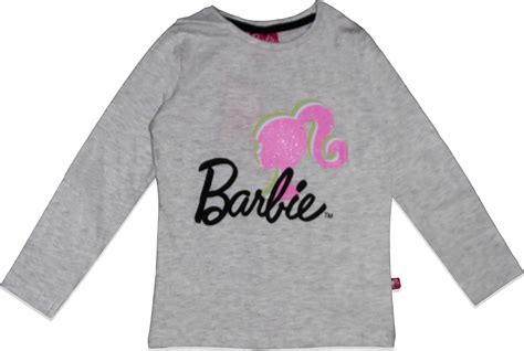 Barbie Girls Long Sleeve Cotton T Shirt Uk Clothing