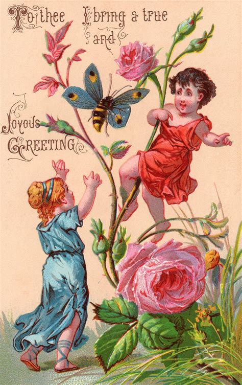 Lovely Victorian Greetings Card