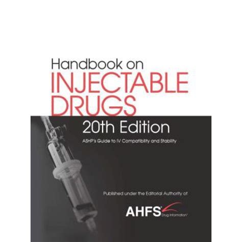 Handbook On Injectable Drugs