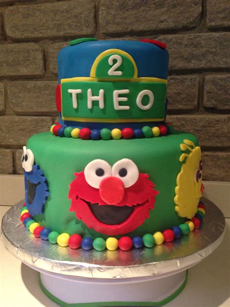 Sesame Street Birthday Cake Birthday Cake Cake Sesame Street