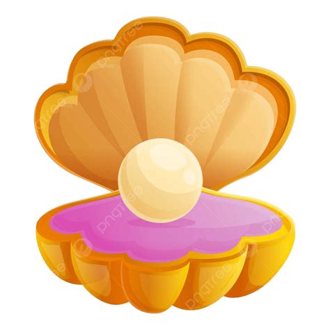 Pearl In Shell Clipart Transparent Png Hd Pearl Shell Icon Cartoon