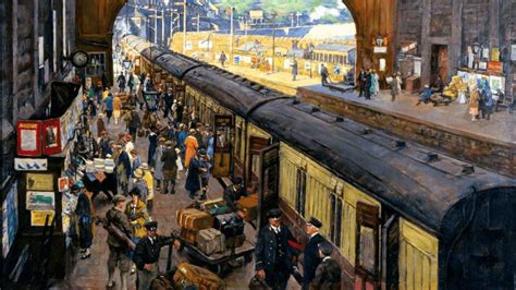 Fabulous Railway Station Paintings From The Golden Age Of Train Travel