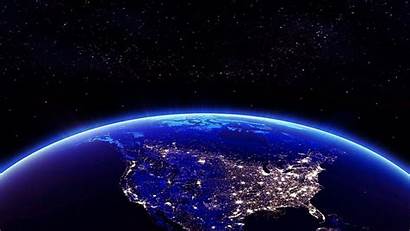 4k Earth Space Night Laptop America Mobile
