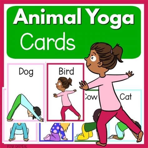 Free Printable Animal Yoga Cards