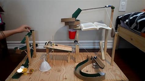 Rube Goldberg Completed Turn A Page In A Book Youtube