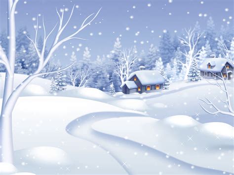 Morning Snowfall Animated Wallpaper Snowfall Animated