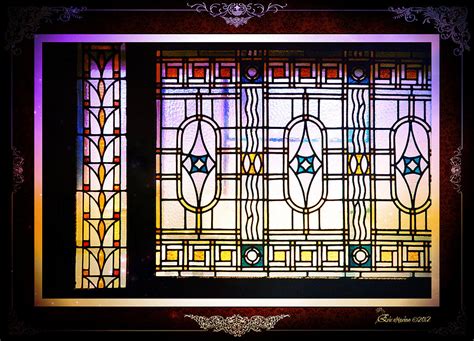 Art Nouveau Stained Glass Window Photograph By Ericamaxine Price Fine Art America