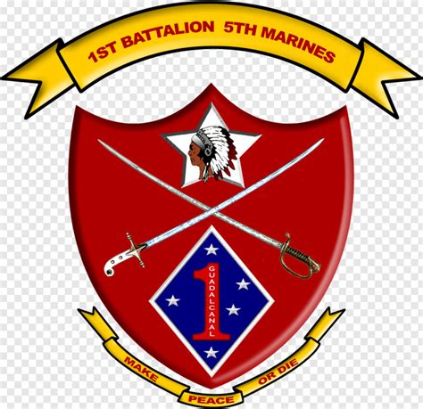 Usmc Logo 1st Battalion 5th Marines Symbol Transparent Png