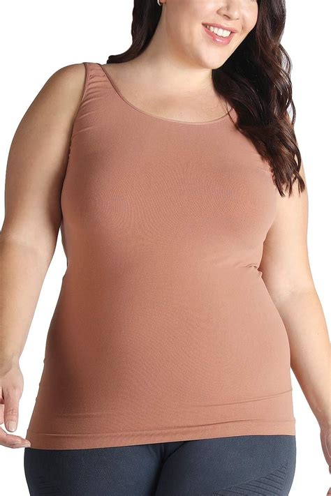 Nikibiki Women Seamless Premium Classic Tank Top Made In Usa Plus