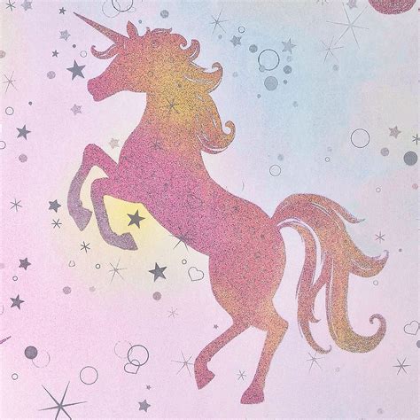 Be Dazzled Dancing Unicorn Wallpaper Rainbow Unicorn Wallpaper