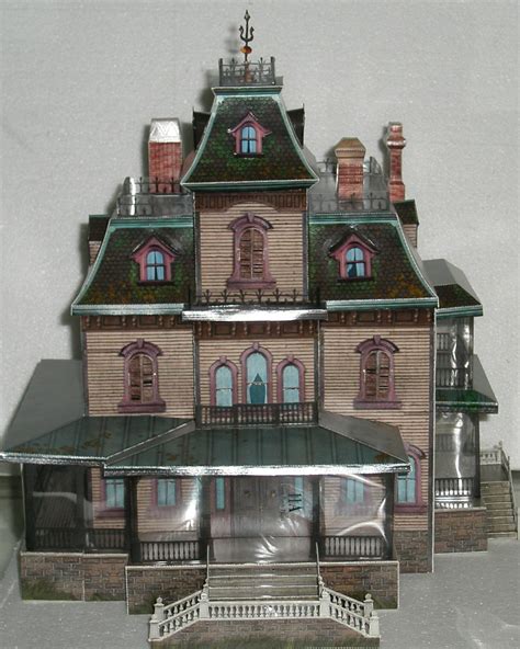 Haunted Mansion Paper Model Papercraft Models Papercraft Models