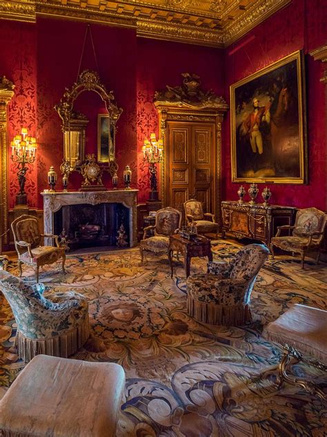 waddesdon manor sitting room buckinghamshire victorian interiors mansion interior victorian