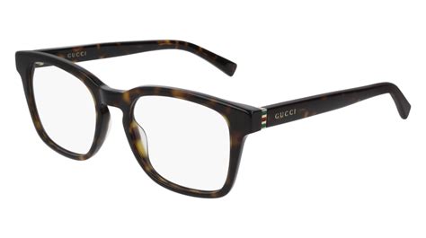 Gucci Optical Frame Woman Havana Gold Transparent Optinova Eyecare