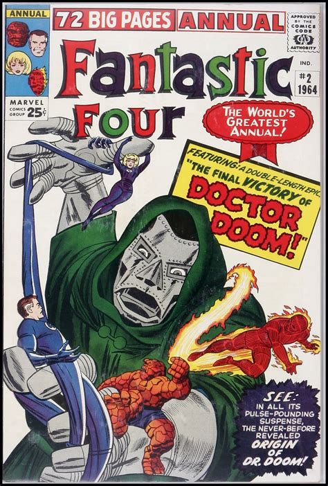 Marvel 1960s Annuals Part One Fantastic Four Comic