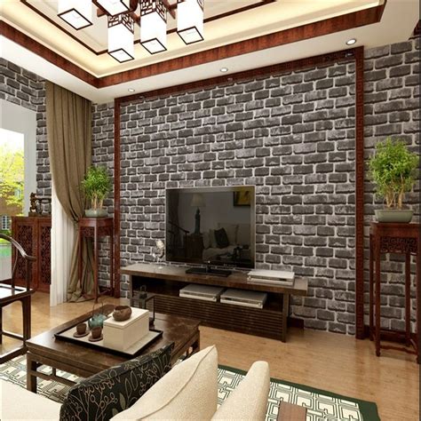 Beibehang High Grade Brick Wallpaper Antique Brick Wallpaper Chinese