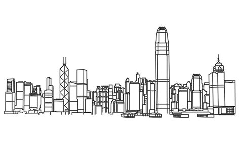 Hong Kong Skyline On Behance