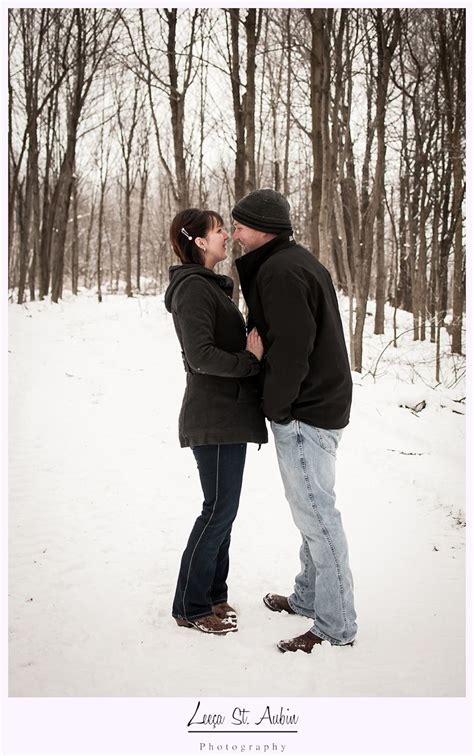 Snow Time Engagement Pictures Snow Time Engagement