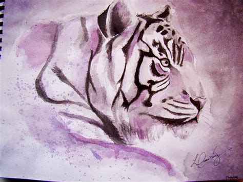 Purple Tiger By Shawlu On Deviantart