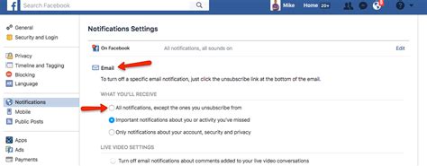 Notify your subscribers with push notifications about new content on your facebook page. How to Get ALL Notifications from a Facebook Page - Mike ...