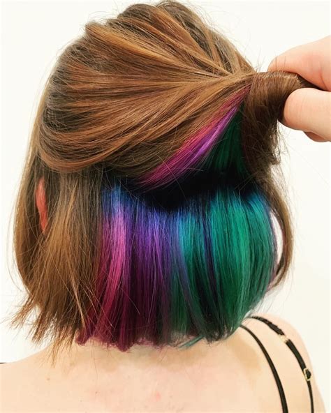 Rainbow Hair Ideas For Brunette Girls No Bleach Required Artofit
