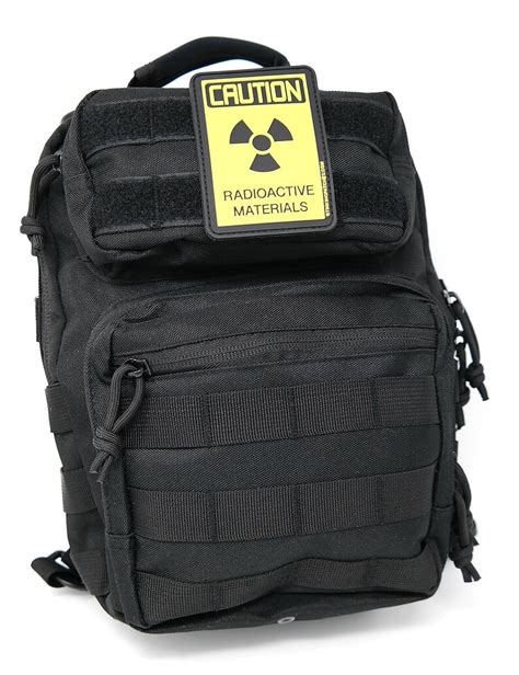 Caution Radioactive Materials Pvc Morale Patch Etsy